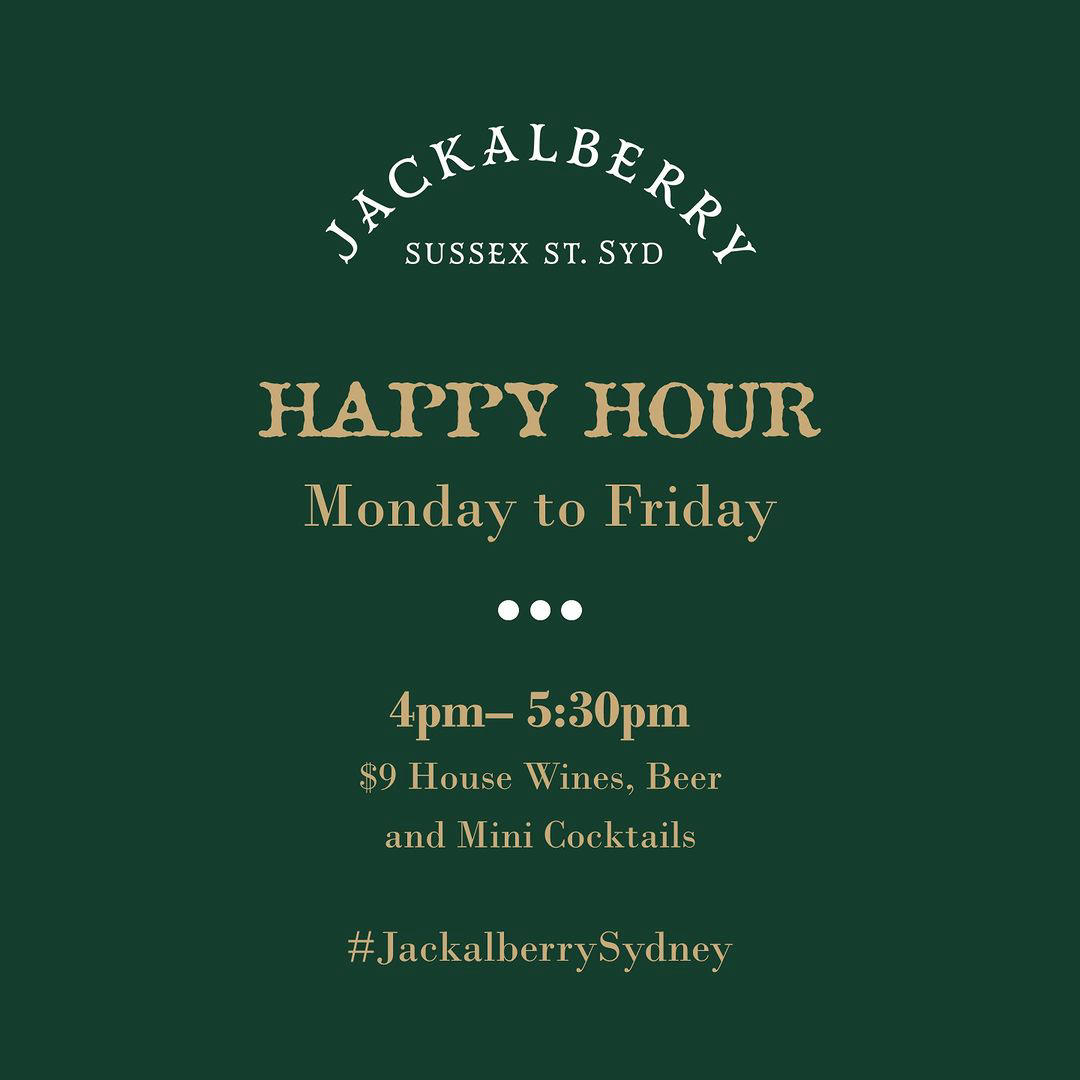Introducing Jackalberry's new Happy Hour