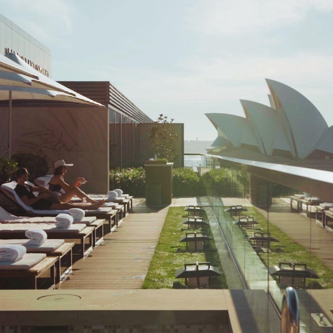 Park Hyatt Sydney - Lazy Sunday mornings at our rooftop pool and terrace - there’s really no where e