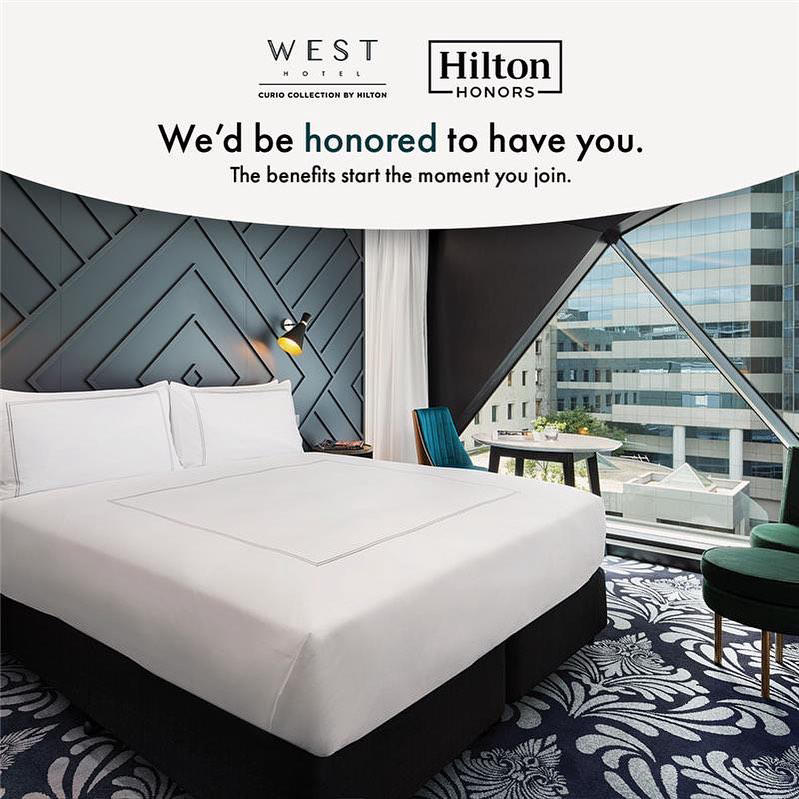 West Hotel Sydney - Get access to exclusive benefits with #HiltonHonorsIt starts the moment you join